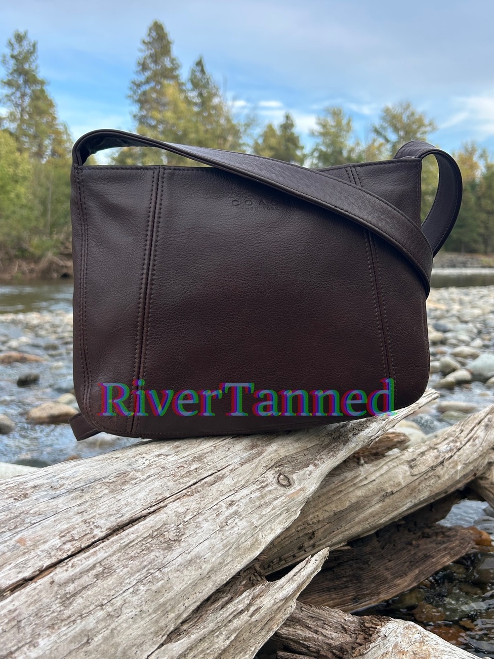 Vintage Coach 4186 Mahogany Leather Lexington Crossbody – Made in Italy 🇮🇹